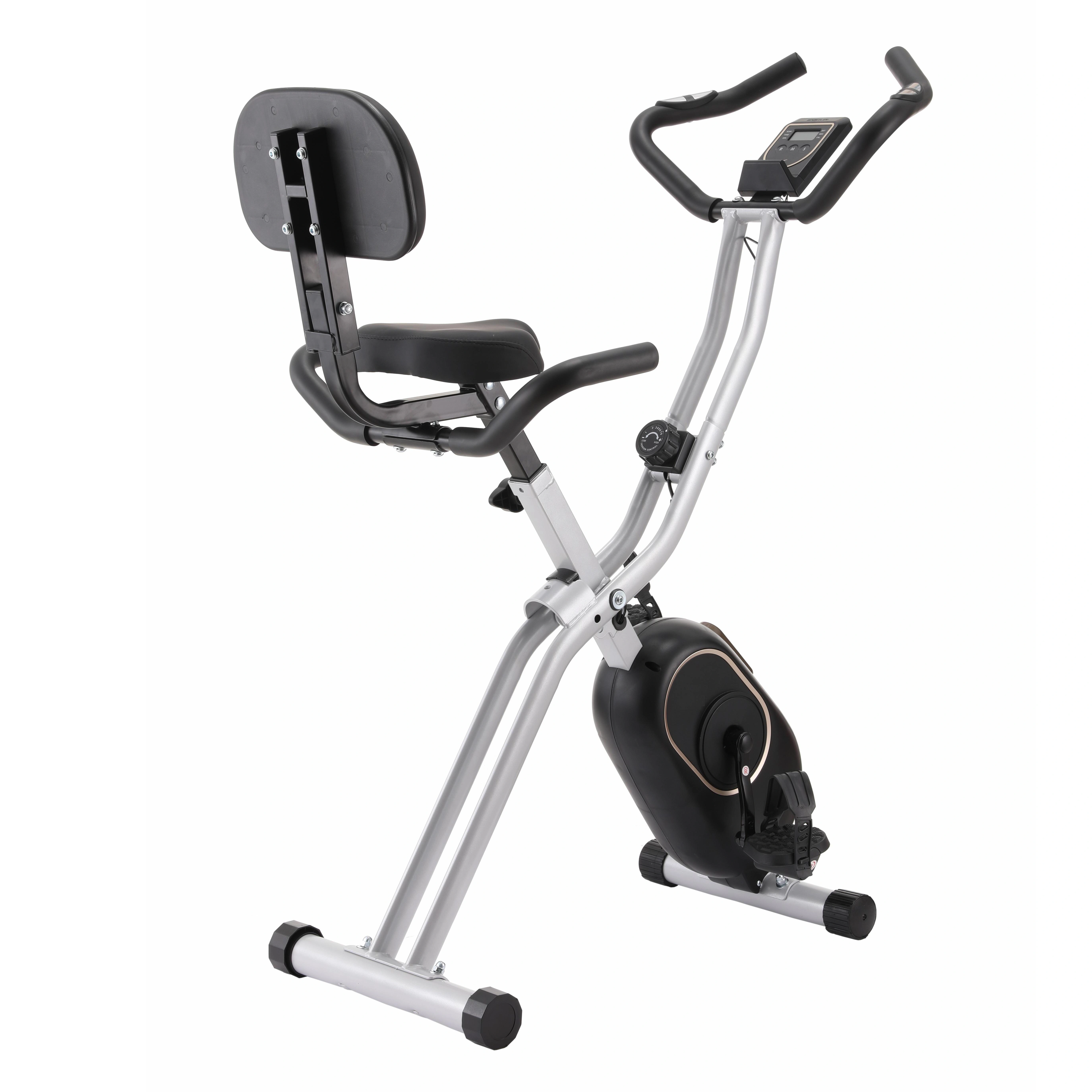 Gymbopro Adjustable with Backrest Fitness Folding Exercise Bike Gym Bicycle Exercise Bike — image 3