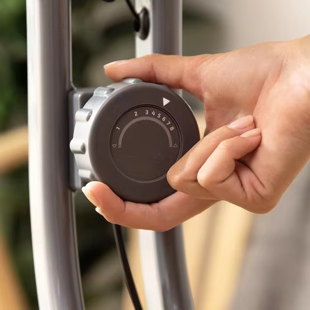 Variable Magnetic Resistance with Comfort Saddle and Tablet Holder Steel Folding Exercise X Bike Portable — image 5