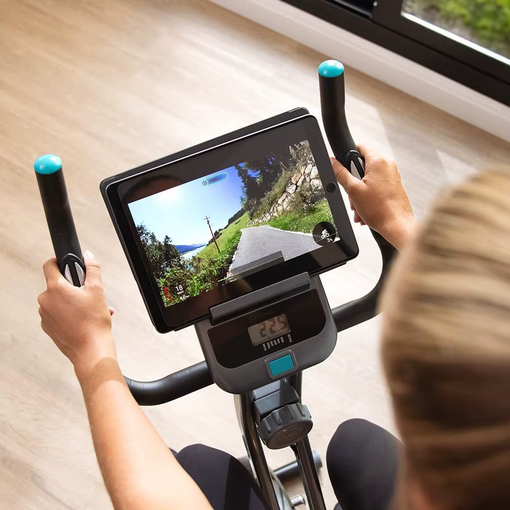 Gymbopro Folding Exercise X Bike Foldable Magnetic Exercise Fitness Cycling Bike — image 2