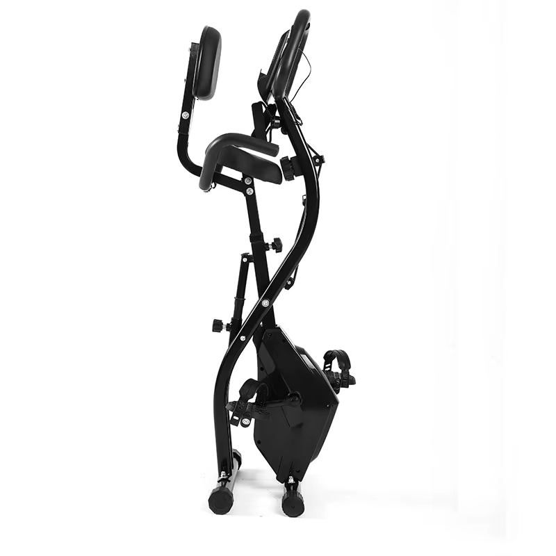 Gymbopro Indoor Home Use Mini Fitness Equipment Body Fitness Exercise Bike Stationary Upright Bike X Bike With Back Seat — image 2