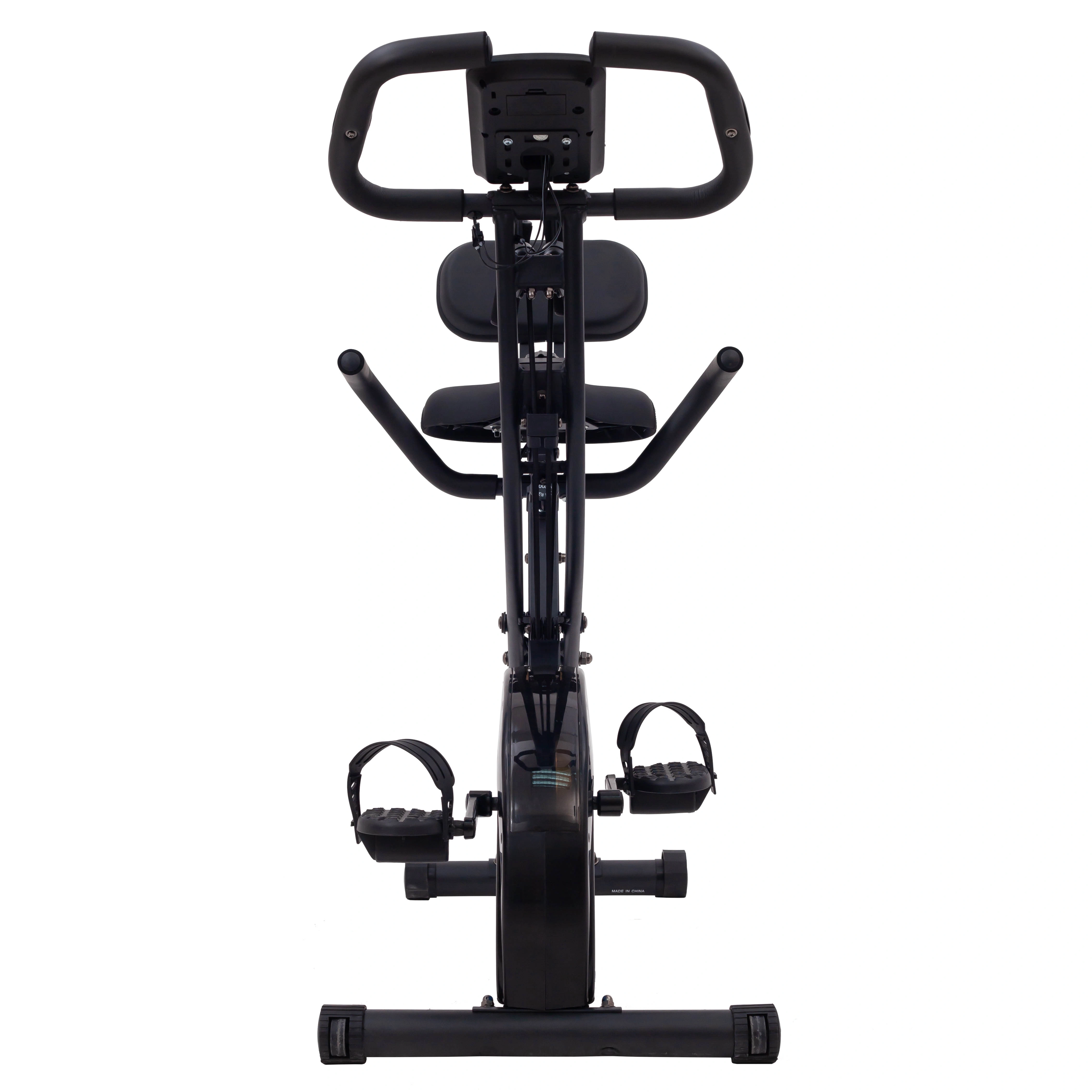 Gymbopro With Armrest and Lumbar Support Small Magnetic Exercise X Bike for Home Gym — image 5