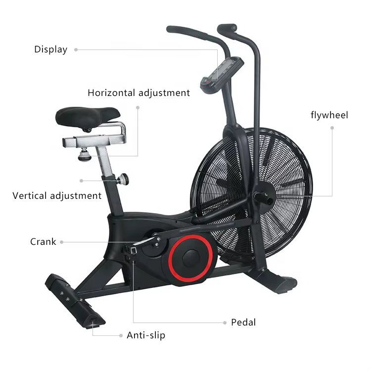 High Quality Exercise Bike for Home Gym Upright Fan Bike Home Use Indoor Exercise Air Bike — image 4