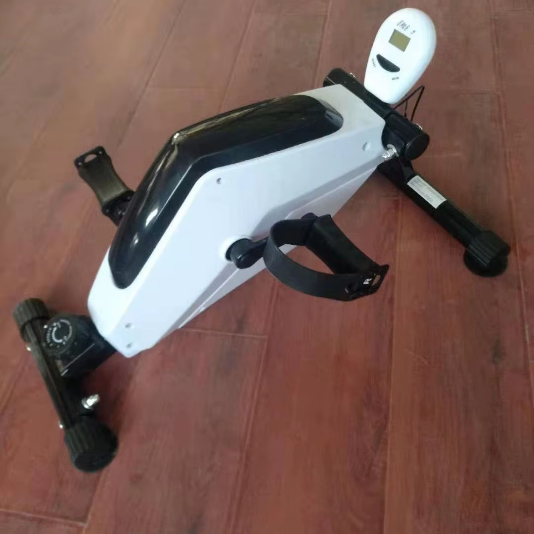 Mini Exercise Bike Magnetic Mini Cycle Pedal Exercise Exerciser Physical Digital Leg Foot Office Home Under Desk Bike for Home — image 4