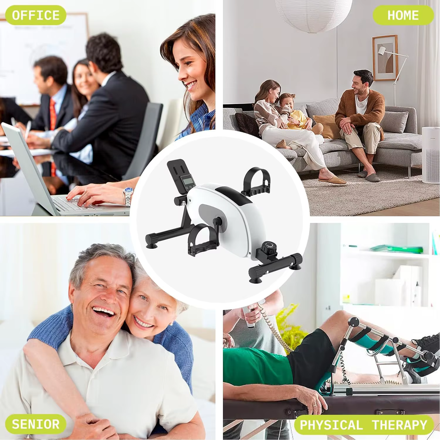 Gymbopro Mini Cycle Pedal Exercise Bike Under Desk Bike Pedal Exerciser for Home Gym — image 4