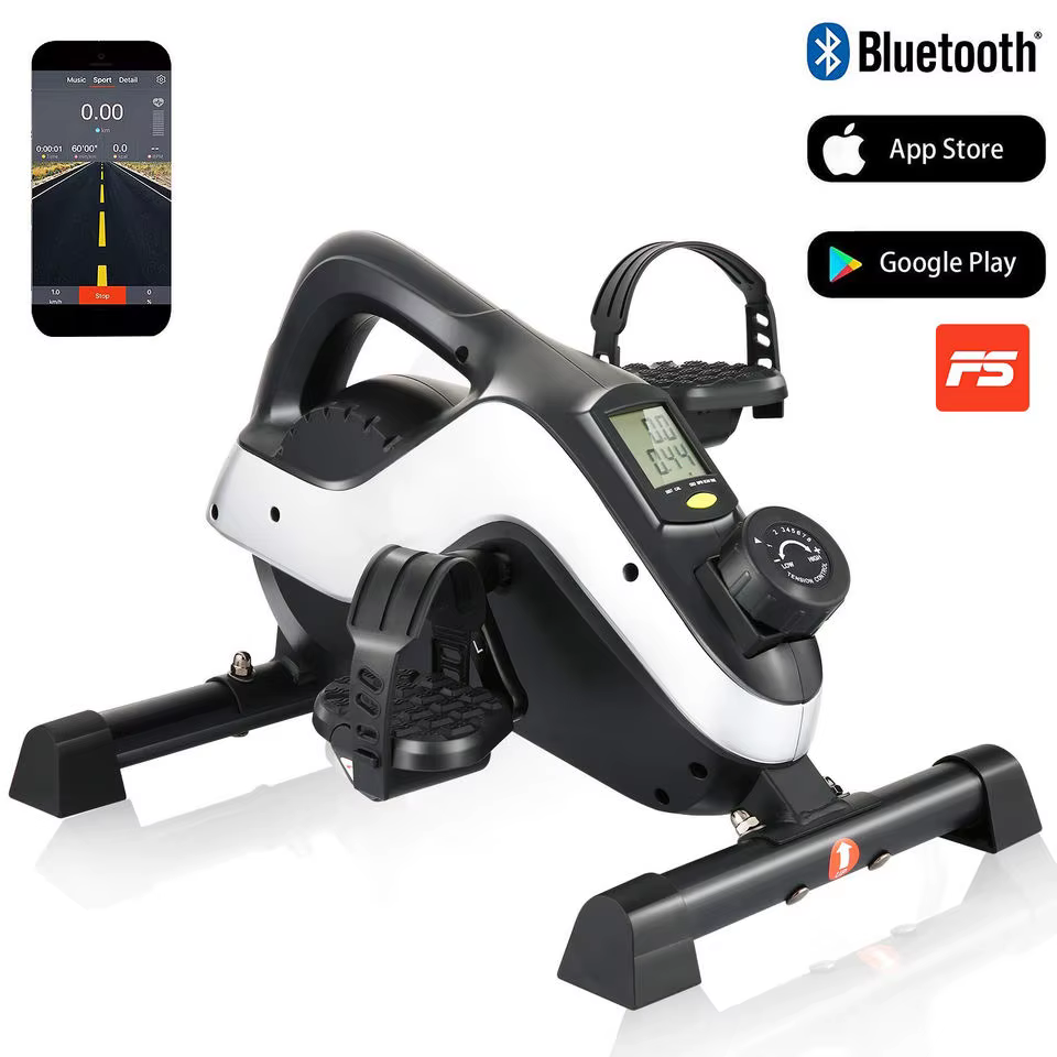 Rehabilitation Under Desk Mini Pedal Exercise Bike for Elderly Pedal Exercisers Cardio Training — image 4