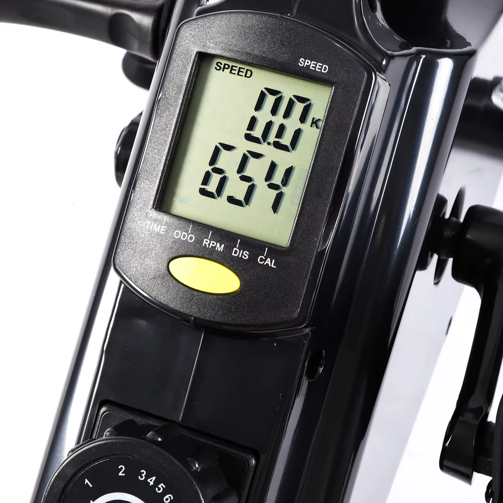 Portable with Handle Desk Exercise Bike Mini Silent Magnetic Exercise Bikes for Home Gym — image 5