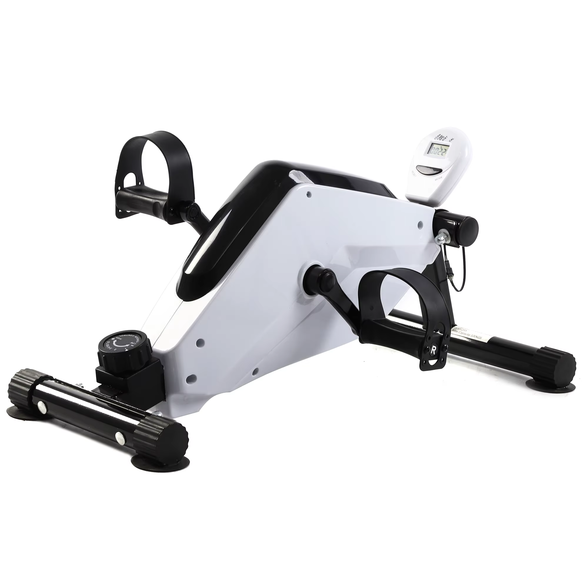 Adjustable Resistance Under Desk Bike Pedal Exerciser Mini Magnetic Exercise Bike for Home Gym — image 2