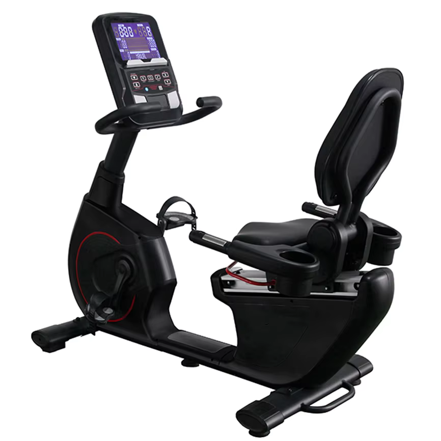Gymbopro Luxury Professional Horizontal Exercise Bike Magnetic Electric Exercise Bike — image 5