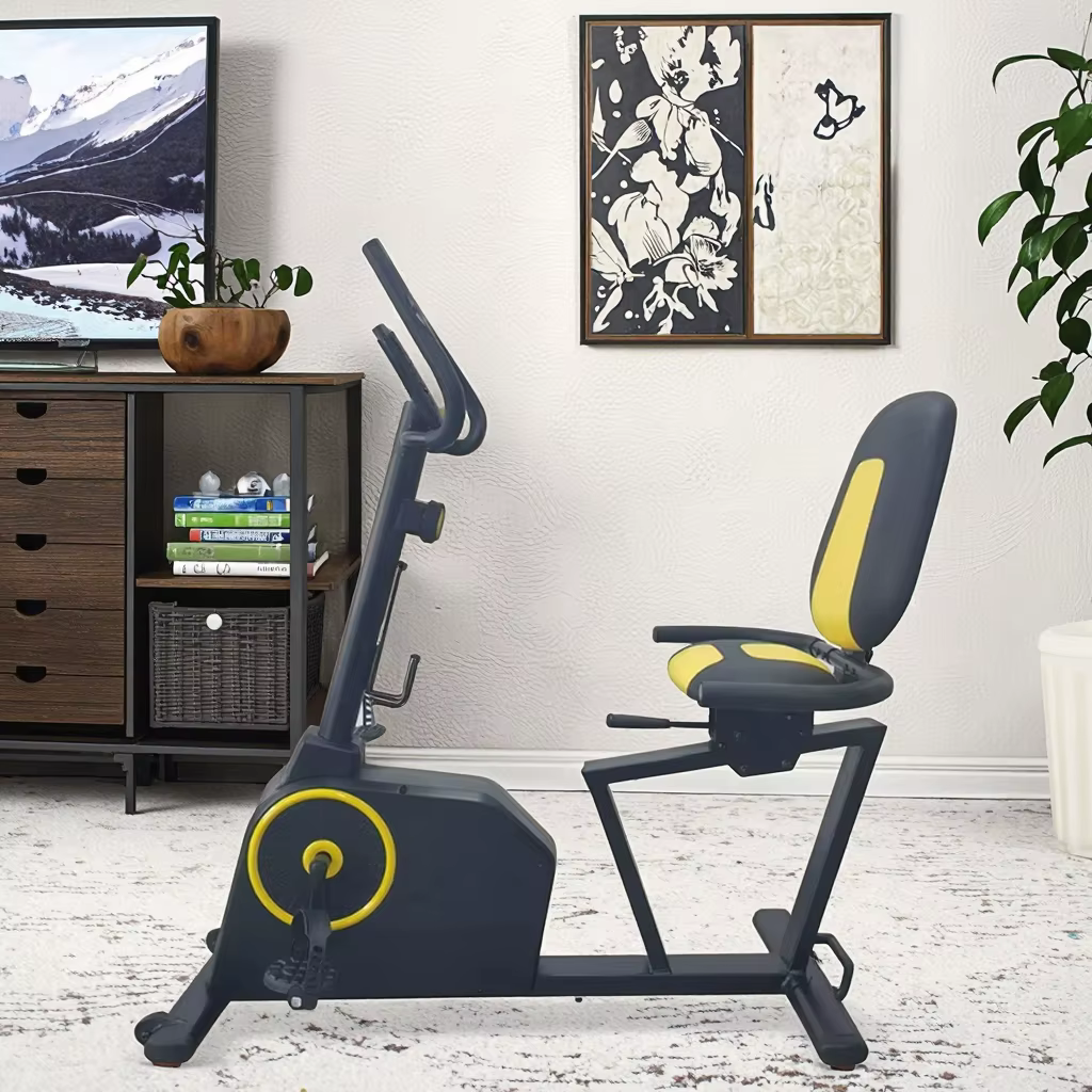 Fitness Equipment Indoor Gym Stationary Bicycle Magnetic Recumbent Exercise Bike — image 2