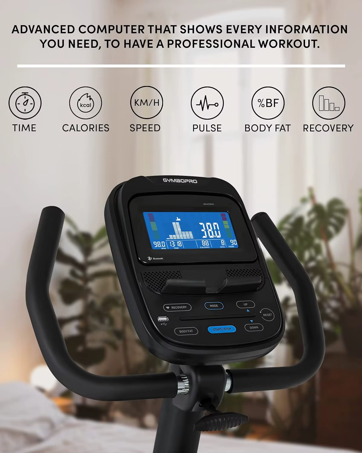 New Design Home Use Fitness Equipment Exercise Bike Magnetic Recumbent Bike for Health Sports — image 3