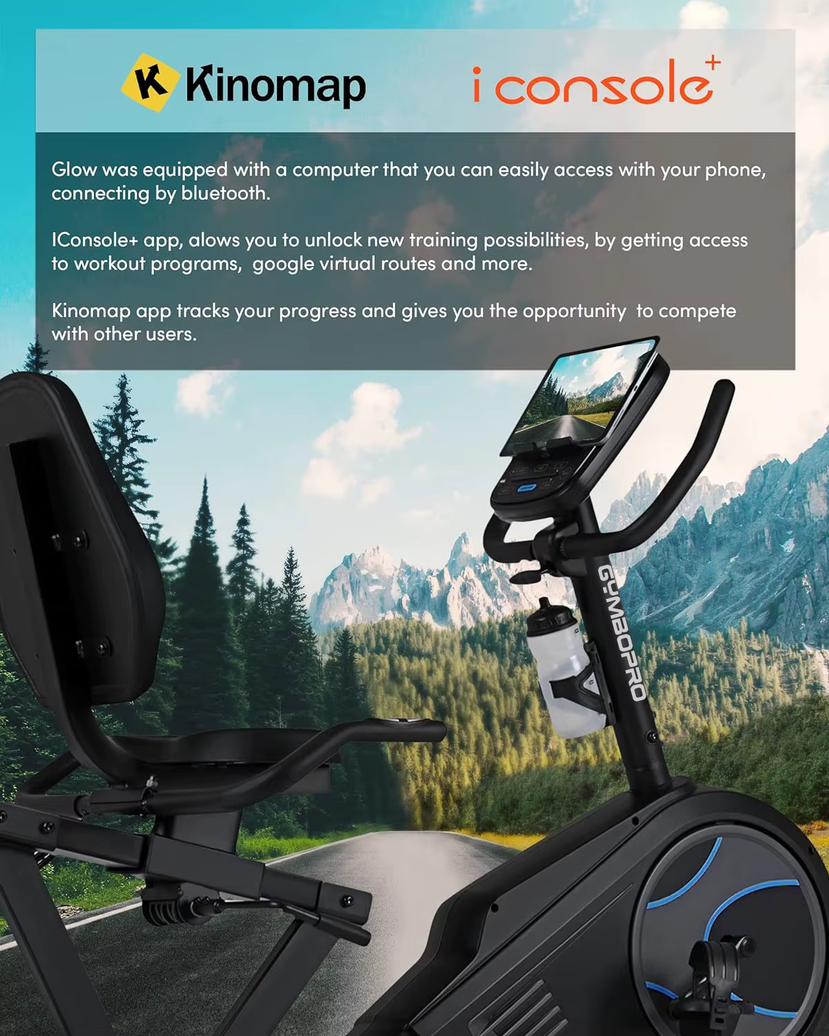 New Design Home Use Fitness Equipment Exercise Bike Magnetic Recumbent Bike for Health Sports — image 6