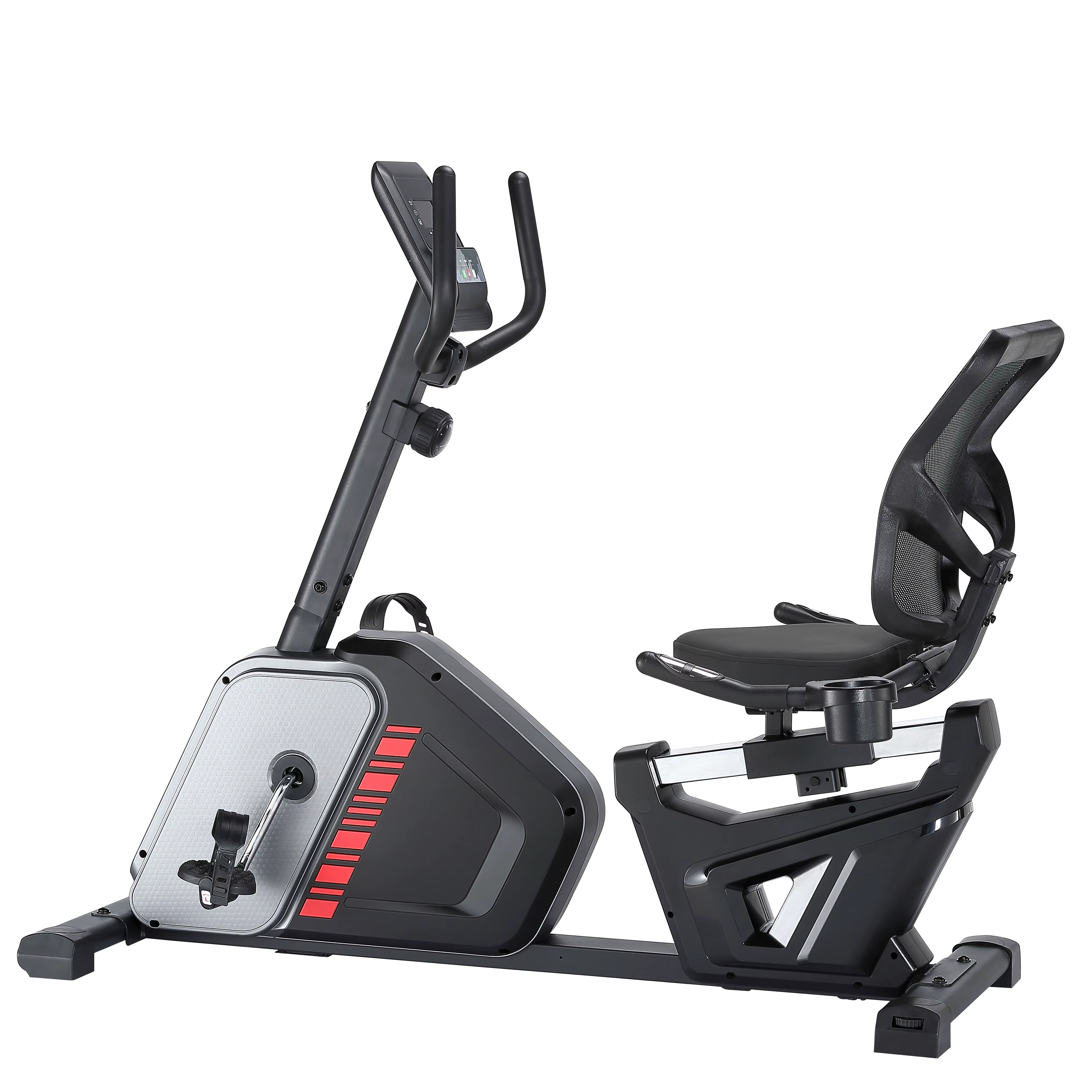 Gymbopro Multi-functional Adjustable Seat Thickened Steel Tube Professional Horizontal Magnetic Exercise Bike — image 3