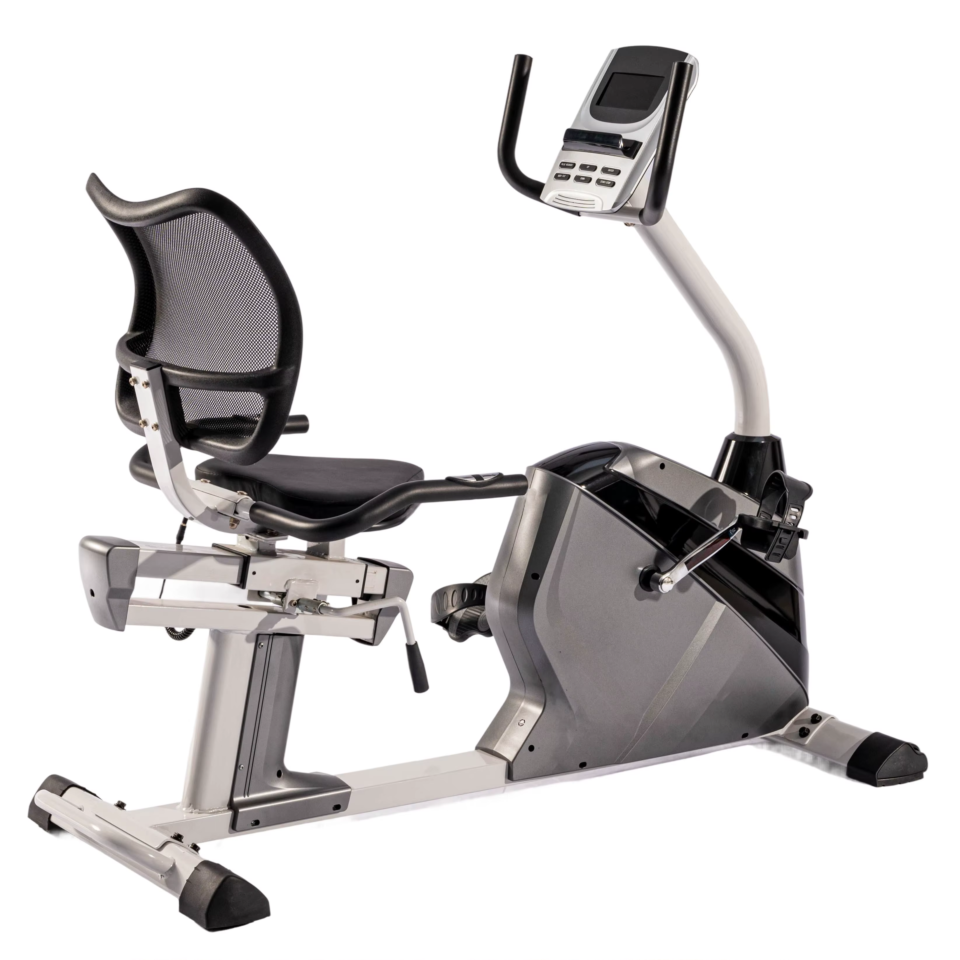Gymbopro Adjustable Seat Horizontal Magnetic Electric Exercise Bike — image 3