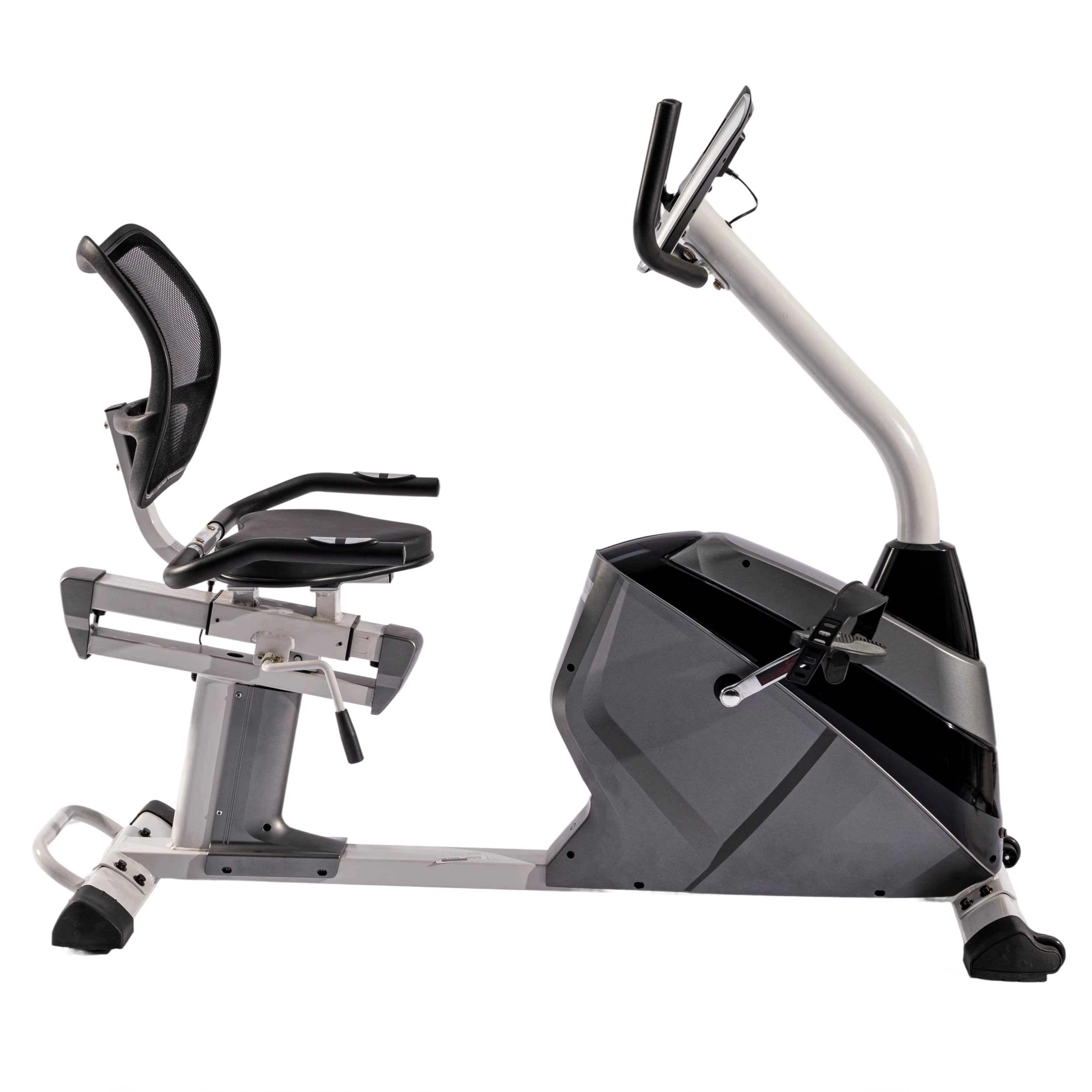 Gymbopro Adjustable Seat Horizontal Magnetic Electric Exercise Bike — image 4