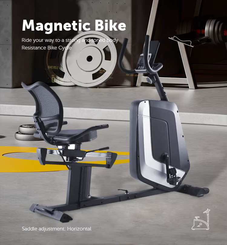 Wholesale New Design Recumbent Bike Bicycle Commercial Electric Recumbent Bike Magnetic — image 6