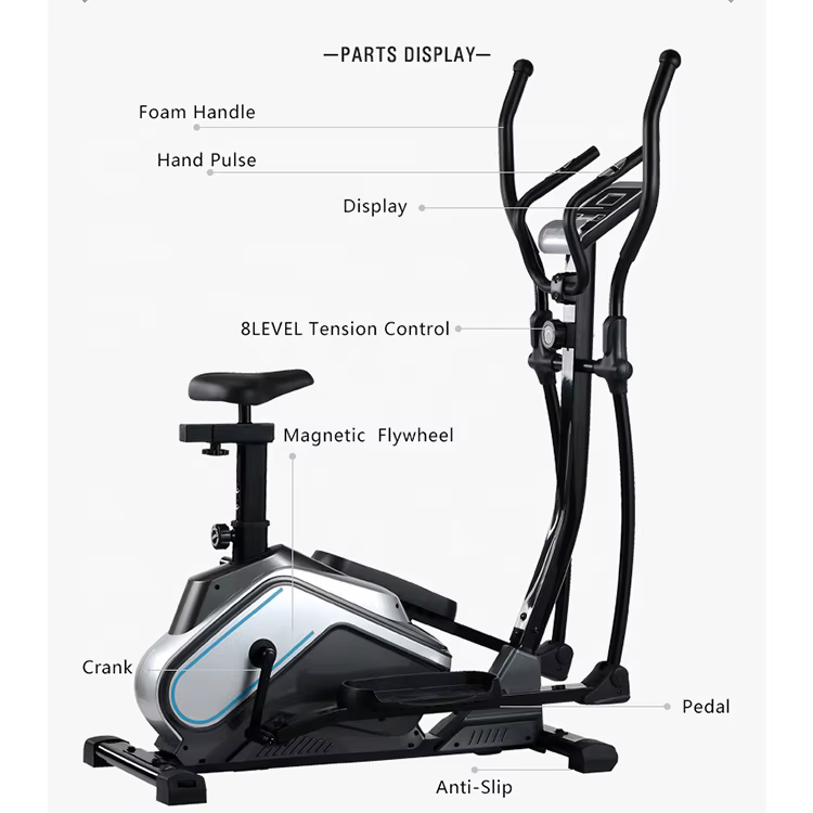 Hot Selling Home Use Equipment  Magnetic Elliptical Cross Trainer Machine — image 3