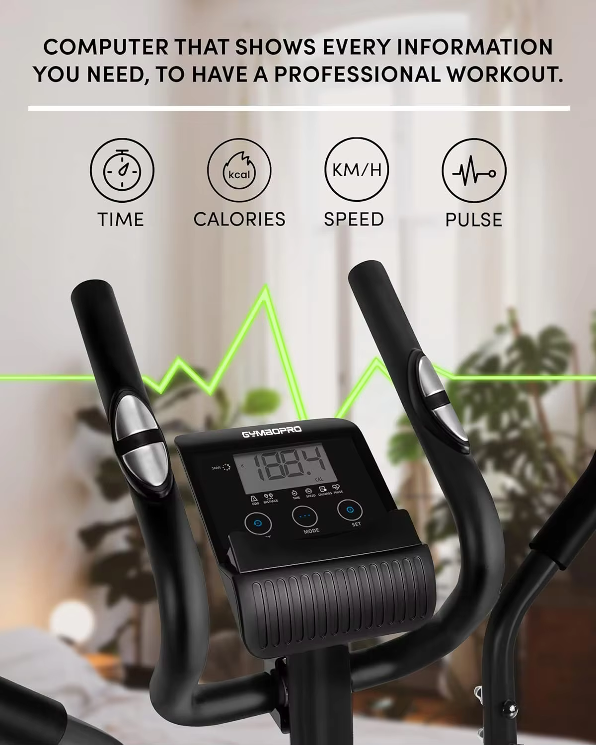 Gym Exercise Bodybuilding Fitness Equipment for Home Workouts Elliptical Trainer Cardio — image 2