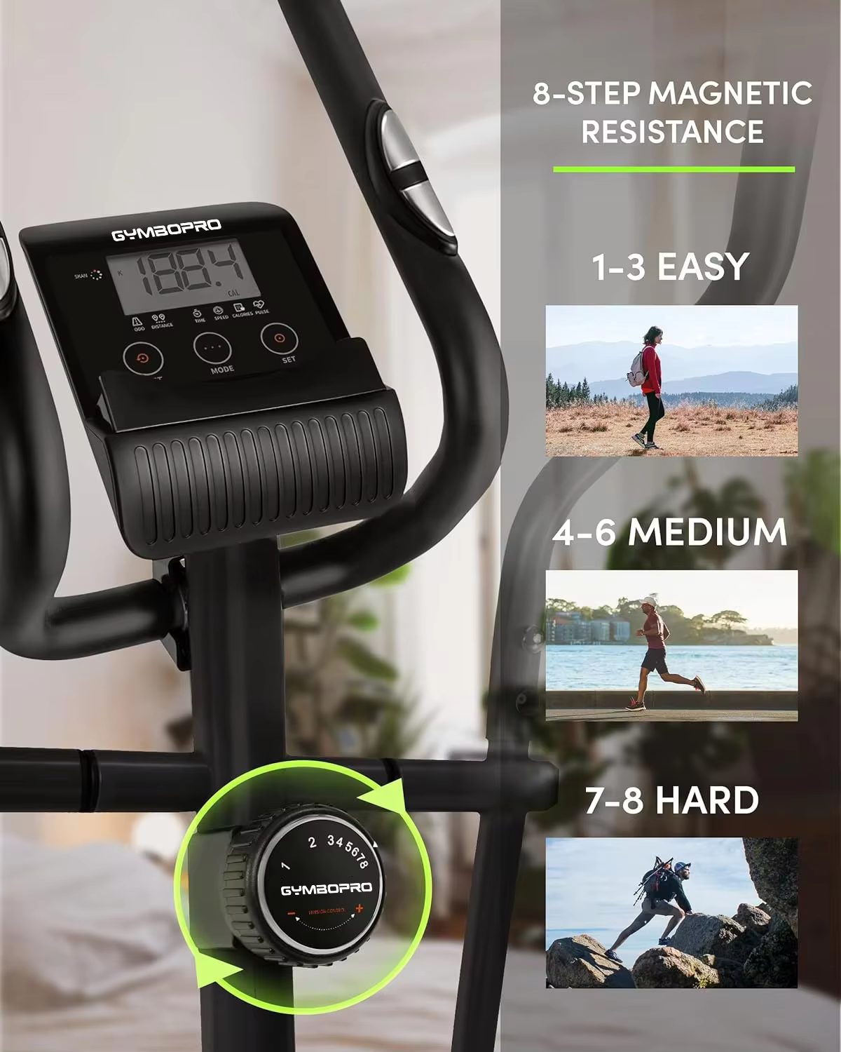 Gym Exercise Bodybuilding Fitness Equipment for Home Workouts Elliptical Trainer Cardio — image 5