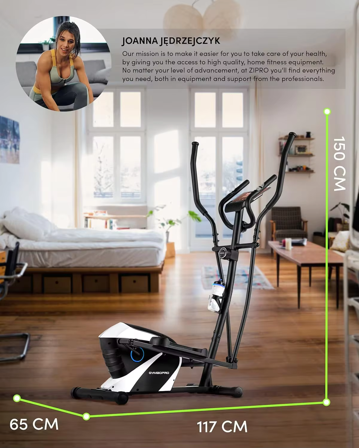 Gym Exercise Bodybuilding Fitness Equipment for Home Workouts Elliptical Trainer Cardio — image 6