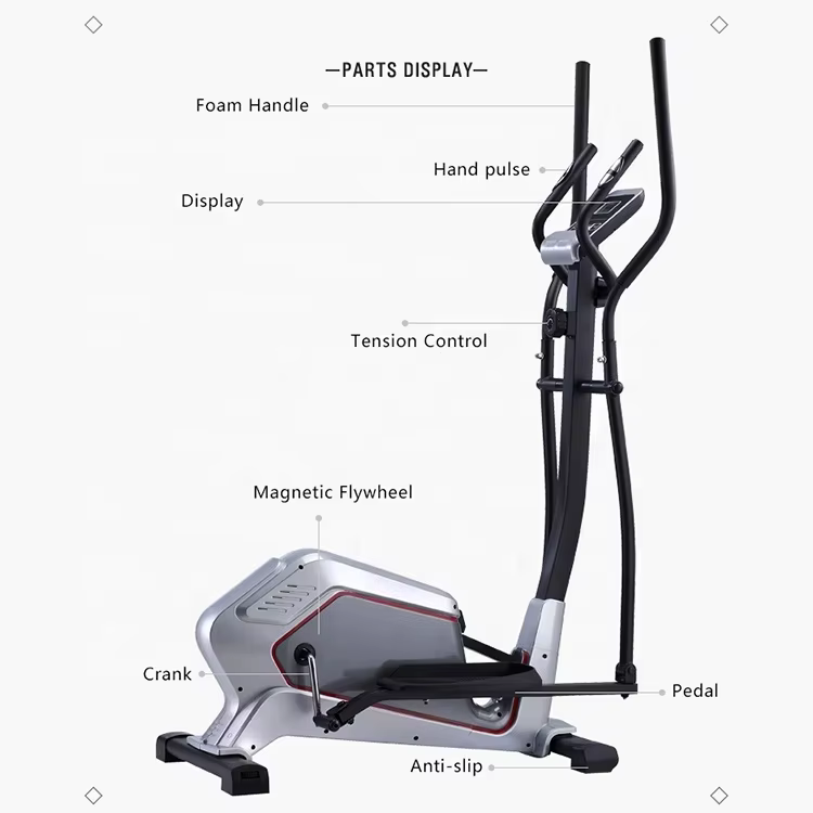 Gymbopro Factory-Direct Competitive Price Manufacturers Commercial Exercise Magnetic Elliptical Cross Trainer — image 2