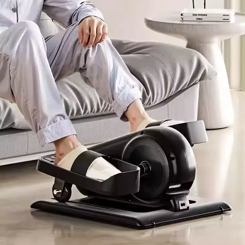 with Elastic Band Silent Mini Under Desk Elliptical Magnetic Small Elliptical for Home — image 3