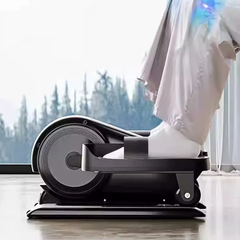 with Elastic Band Silent Mini Under Desk Elliptical Magnetic Small Elliptical for Home — image 4