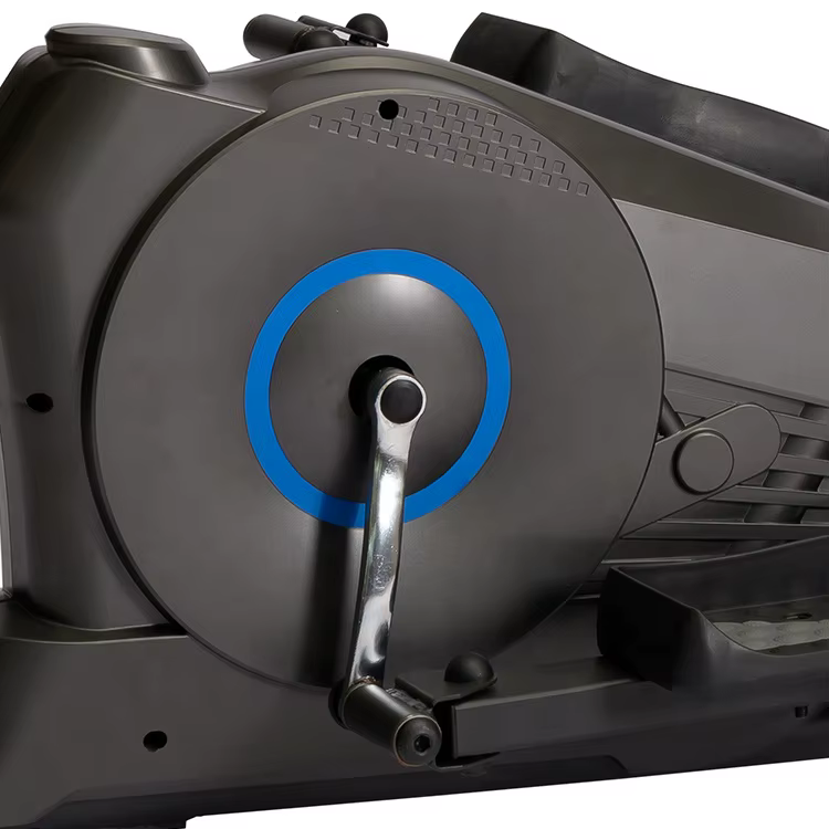 Home Use Manual Adjustable Stationary Magnetic Upright Elliptical Trainer Machine — image 4
