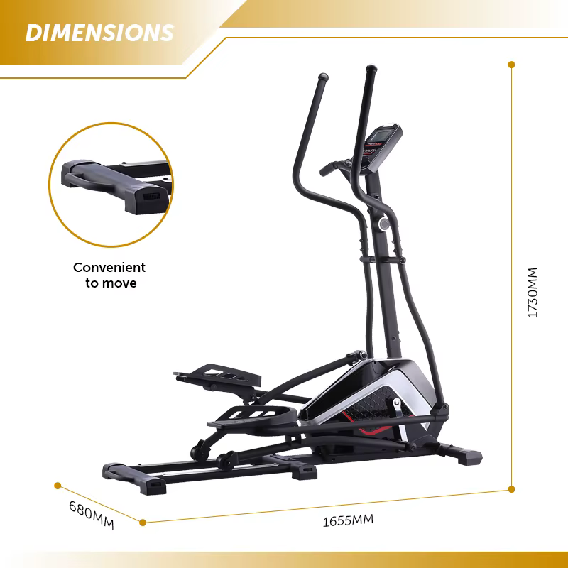 Gymbopro Hot Sale Orbit Elliptical Trainer Home Gym Fitness Magnetic Cross Elliptical Trainers — image 2