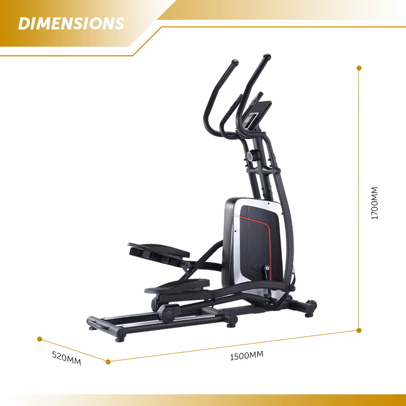 Hotselling Professional Exercise Bike Trainers Home Elliptical Trainer Bike Magnetic Cross Trainer Elliptical Machine for Sale — image 2