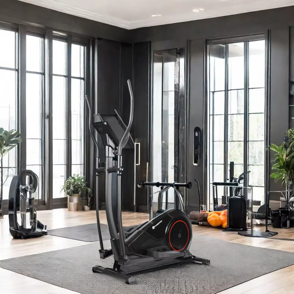 Factory Manufactured Electric Fitness Equipment Indoor Exercise Bike Elliptical Cross Trainer for Home Gym — image 5