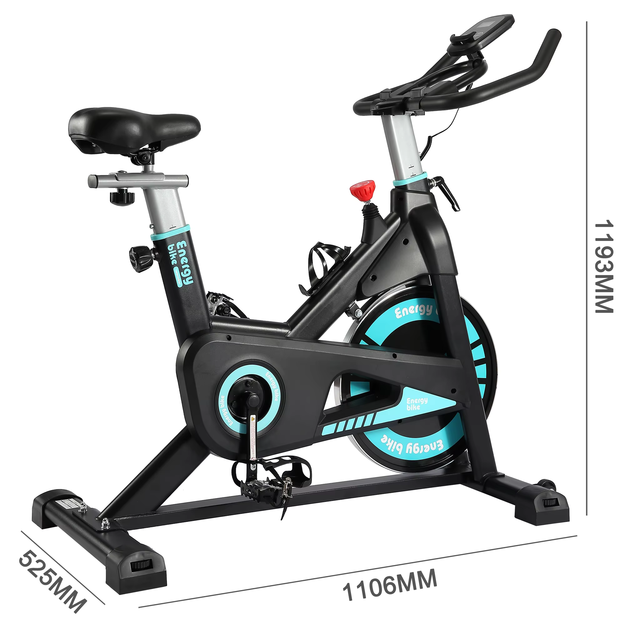 Gymbopro Indoor Cycle Exercise Bike Spinning Indoor Fitness Magnetic Spinning Bike — image 6