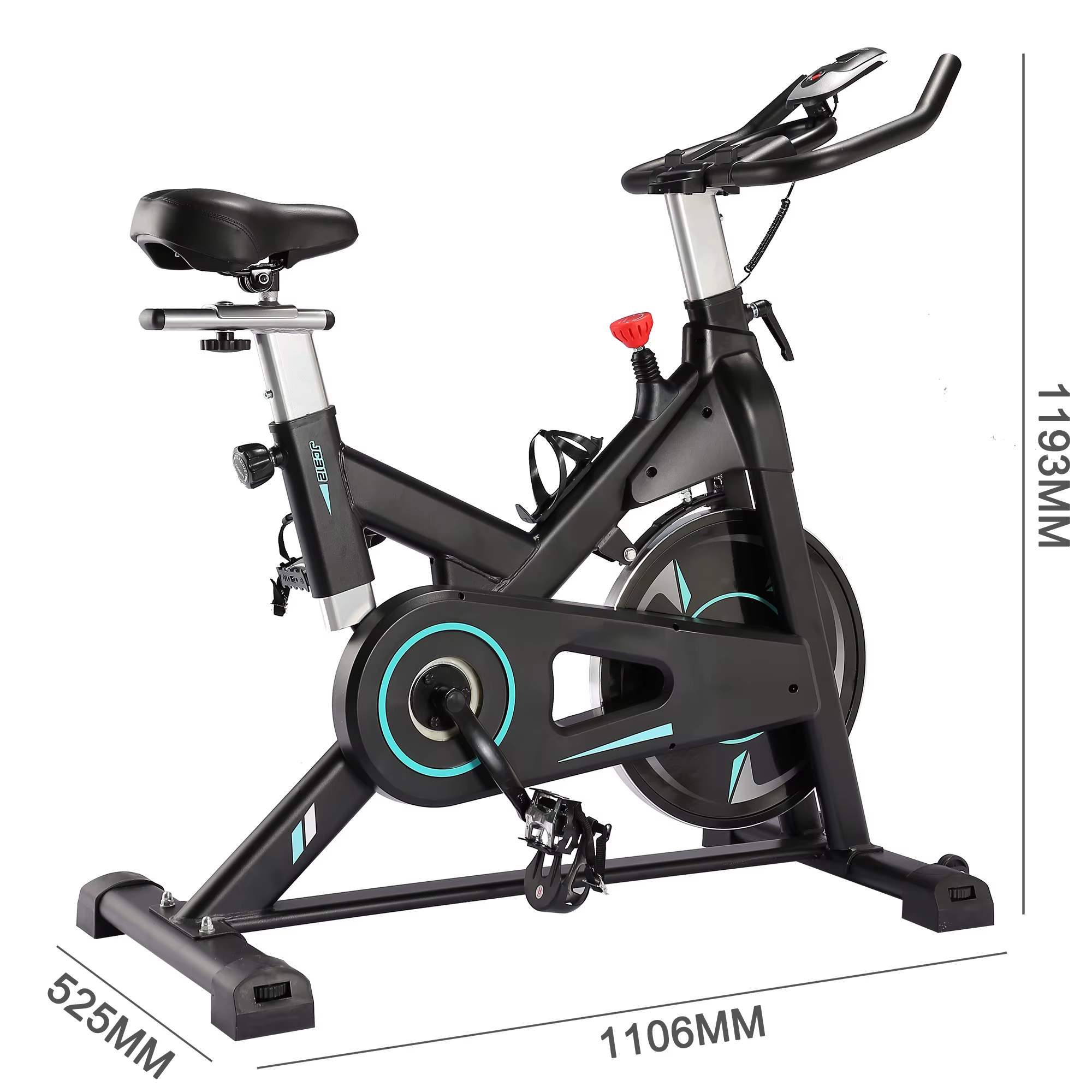 Gymbopro Customizable LOGO Heavy Duty Flywheel Spinning Bike Magnetic Resistance for Indoor — image 6