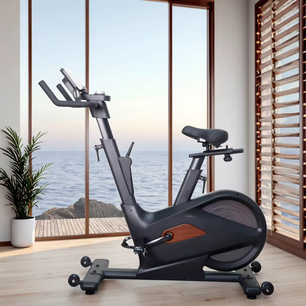 Gymbopro Top Quality Indoor Spinning Bike Professional Elektromagnetic Spinning Bike — image 2