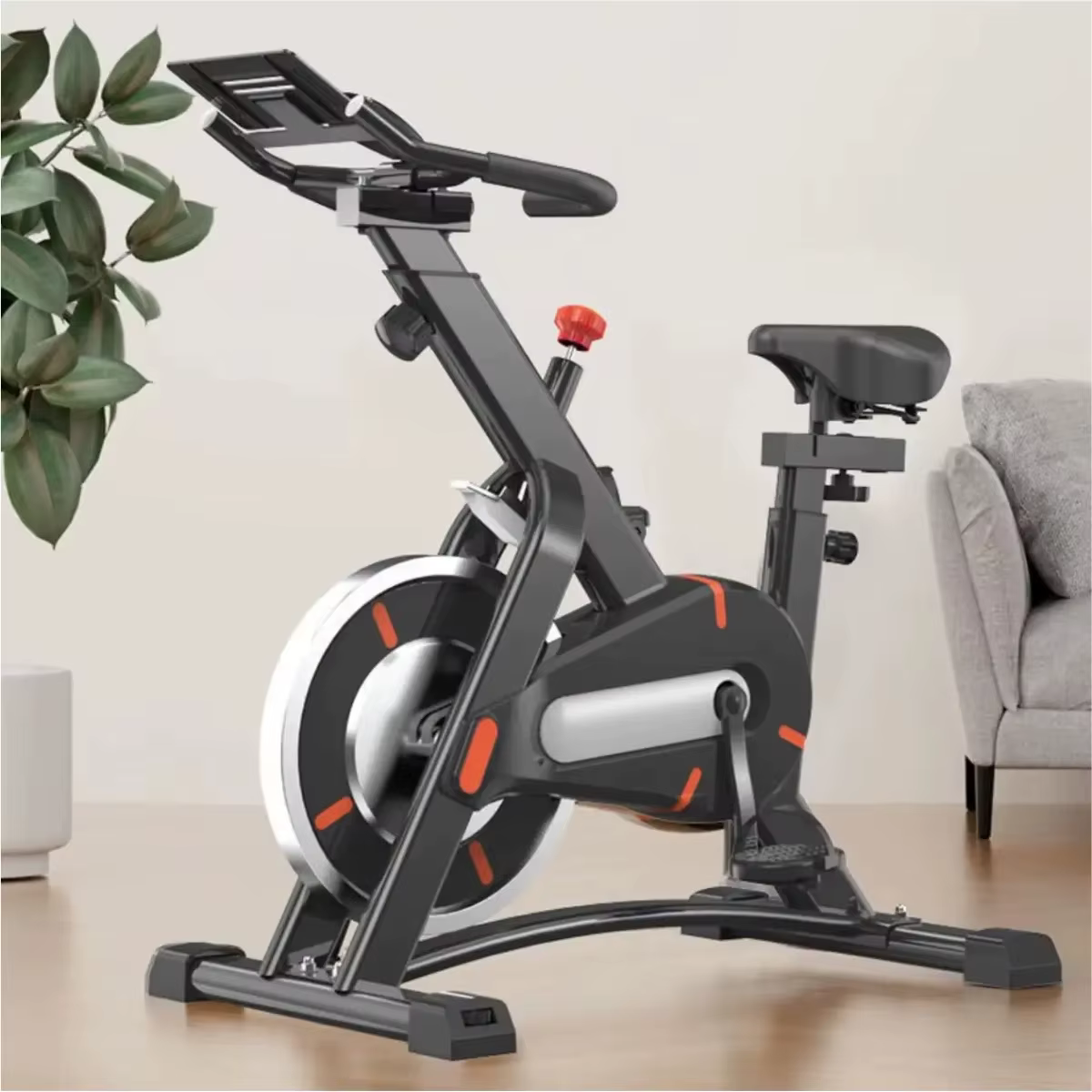 Gymbopro Spinning Exercise Bike with Height Adjustment Spinning Bikes Magnetic for Indoor — image 6