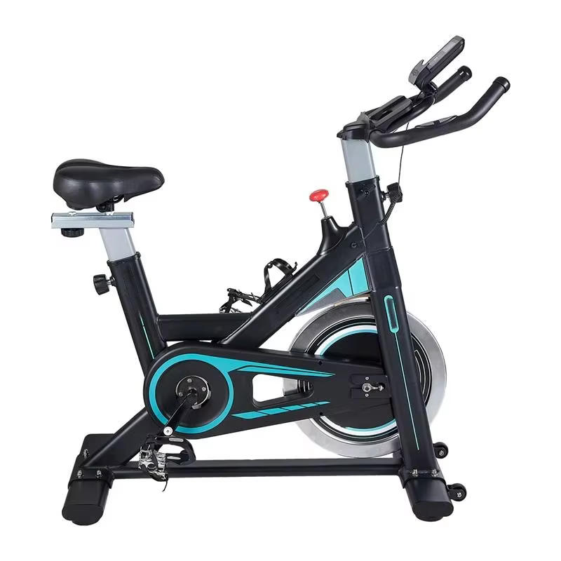 Fitness Adjustable Magnetic Resistance Silent Belt Drive Stationary Indoor Exercise Cycling Spin Bike for Home Cardio — image 3