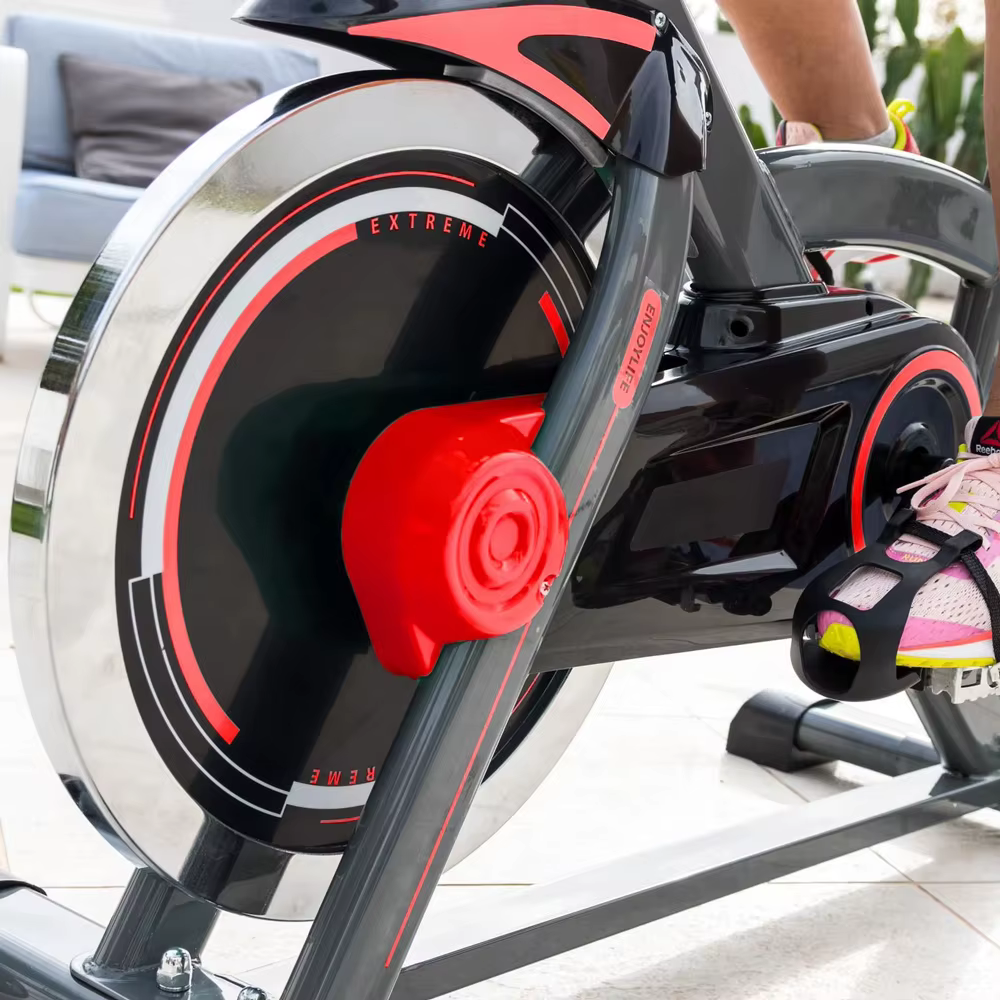 New Exercise Spinning Bike with 20 Kg Flywheel and Silence Fit System, Heart Rate Monitor, Handlebar and Adjustable Saddle — image 3