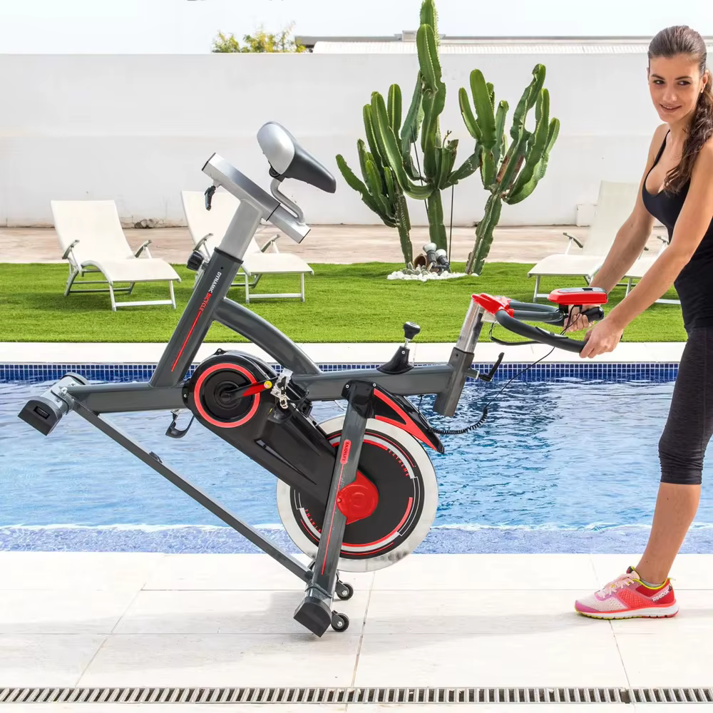 New Exercise Spinning Bike with 20 Kg Flywheel and Silence Fit System, Heart Rate Monitor, Handlebar and Adjustable Saddle — image 5