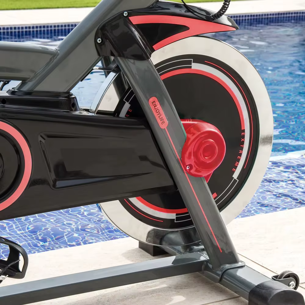 New Exercise Spinning Bike with 20 Kg Flywheel and Silence Fit System, Heart Rate Monitor, Handlebar and Adjustable Saddle — image 6