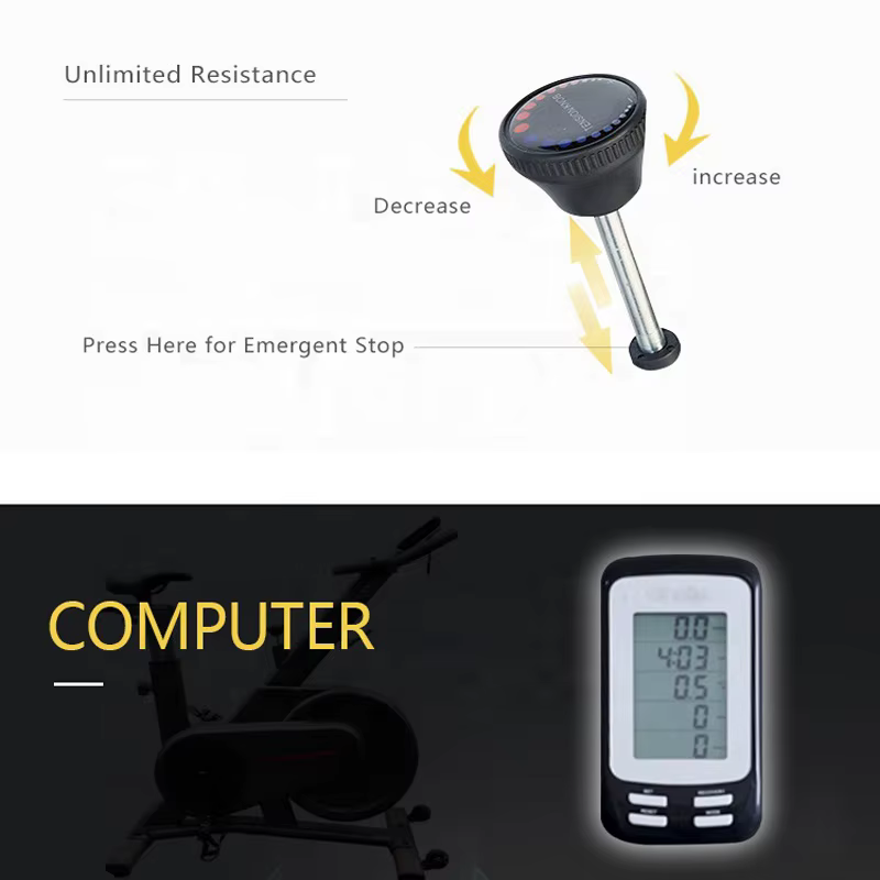 Factory Direct Body Building Indoor Cycle Exercise Spinning Bike — image 2