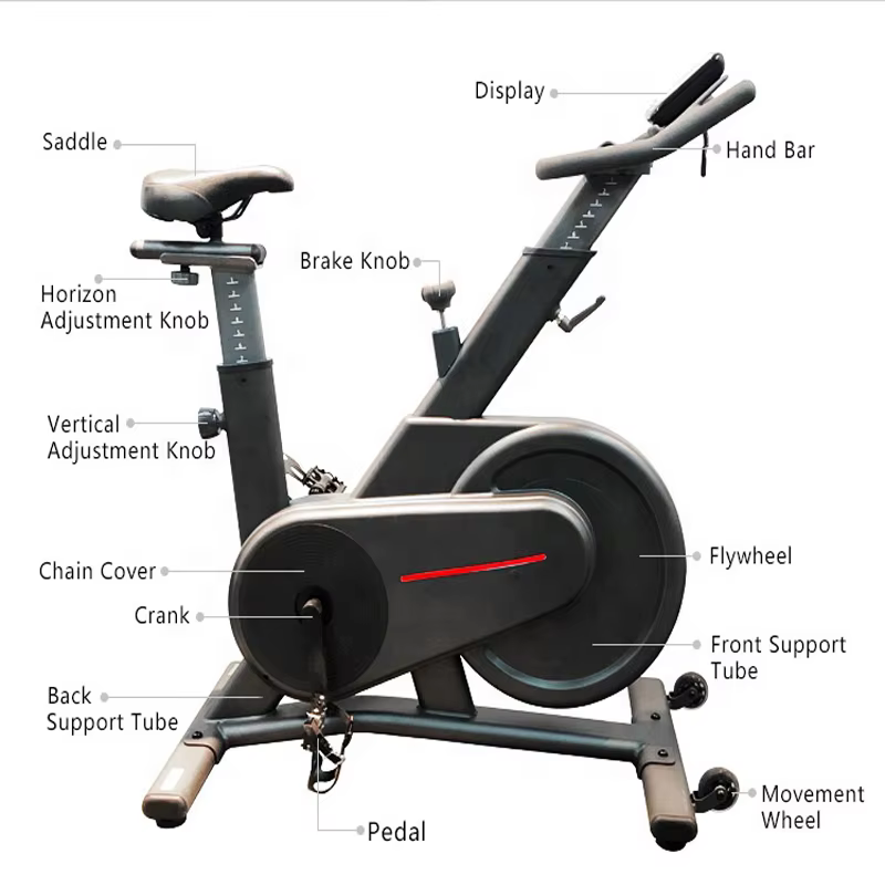 Factory Direct Body Building Indoor Cycle Exercise Spinning Bike — image 3