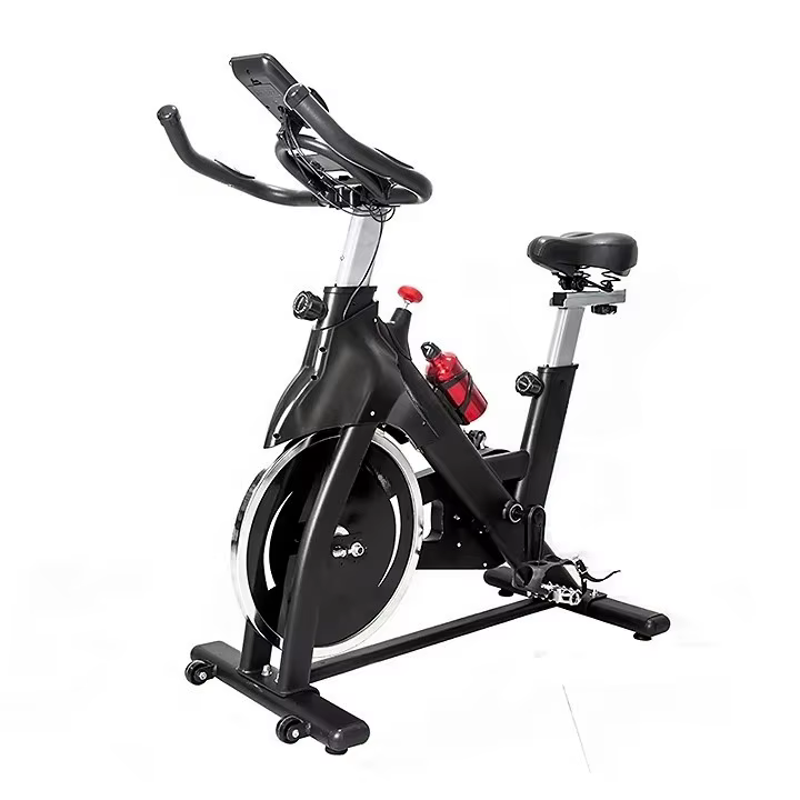 Advanced Gym Professional Equipment Fitness Exercise Stationary Bicycles Spin Bike for Indoor Silent Sports Steel Foam Unisex — image 2