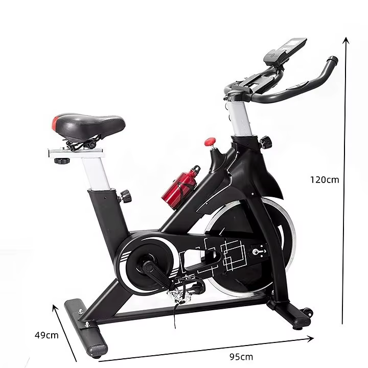 Advanced Gym Professional Equipment Fitness Exercise Stationary Bicycles Spin Bike for Indoor Silent Sports Steel Foam Unisex — image 3