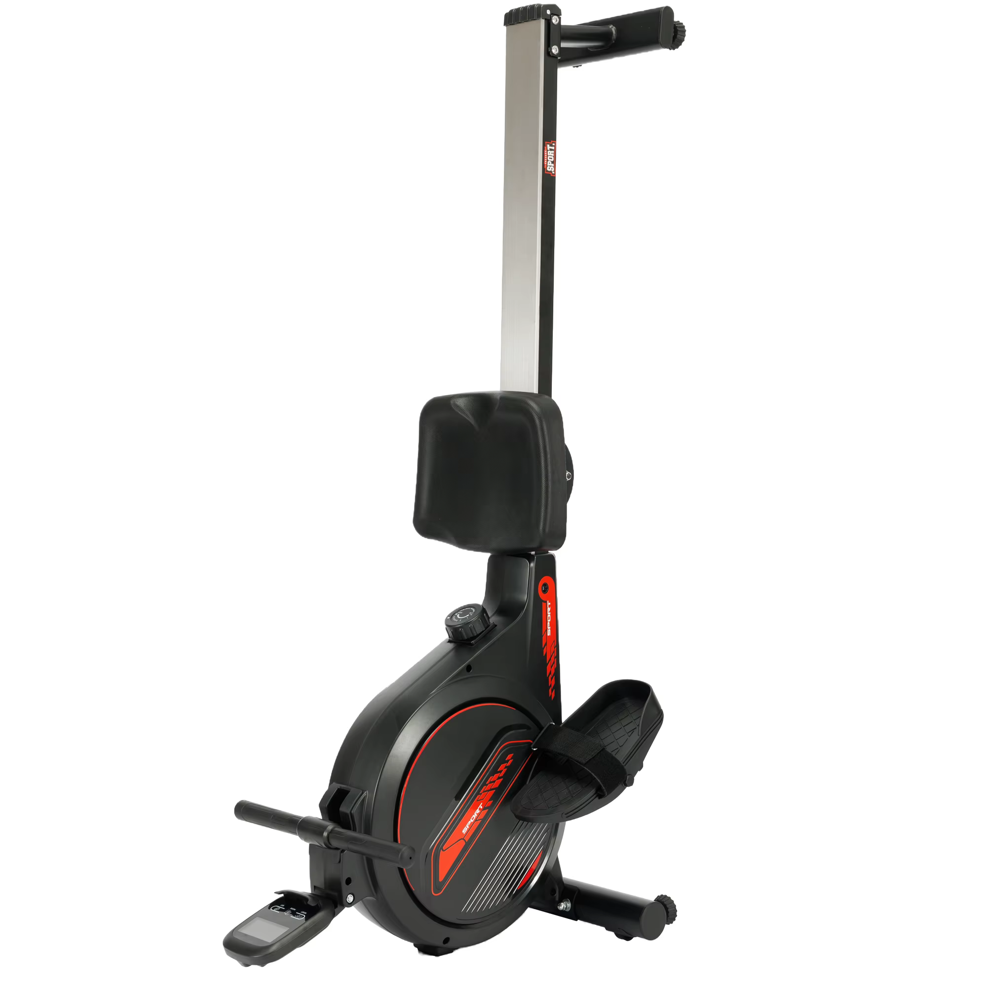 Gymbopro Adjustable Resistance Upright Storage Indoor Rowing Machine Fitness for Home Gym — image 3