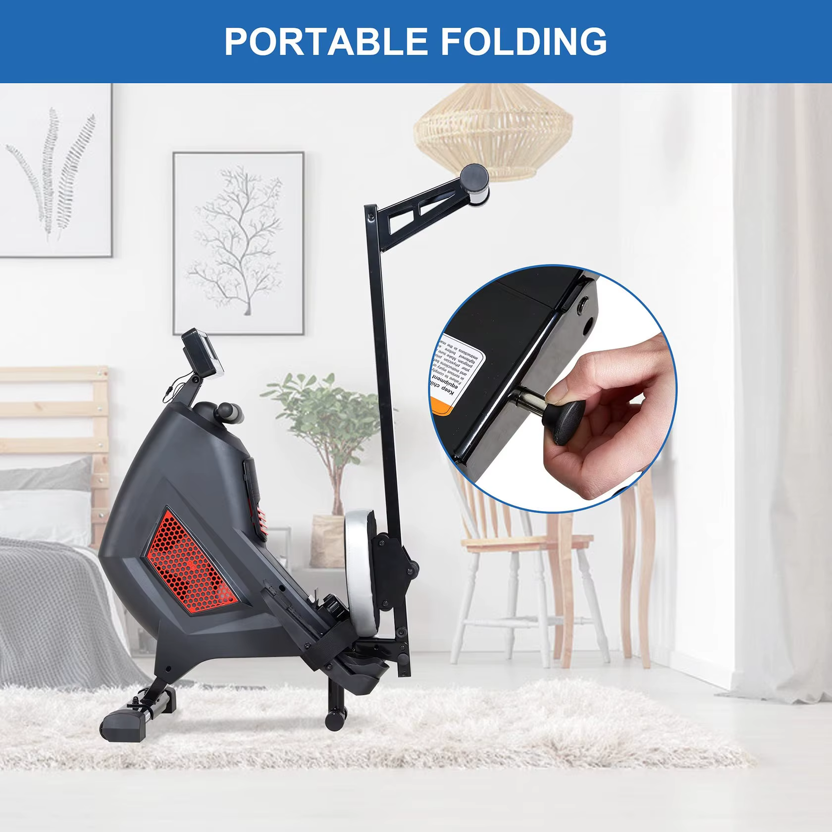 Gymbopro Best Rated Multi Function Magnetic Rowing Machines for Home Gym — image 4