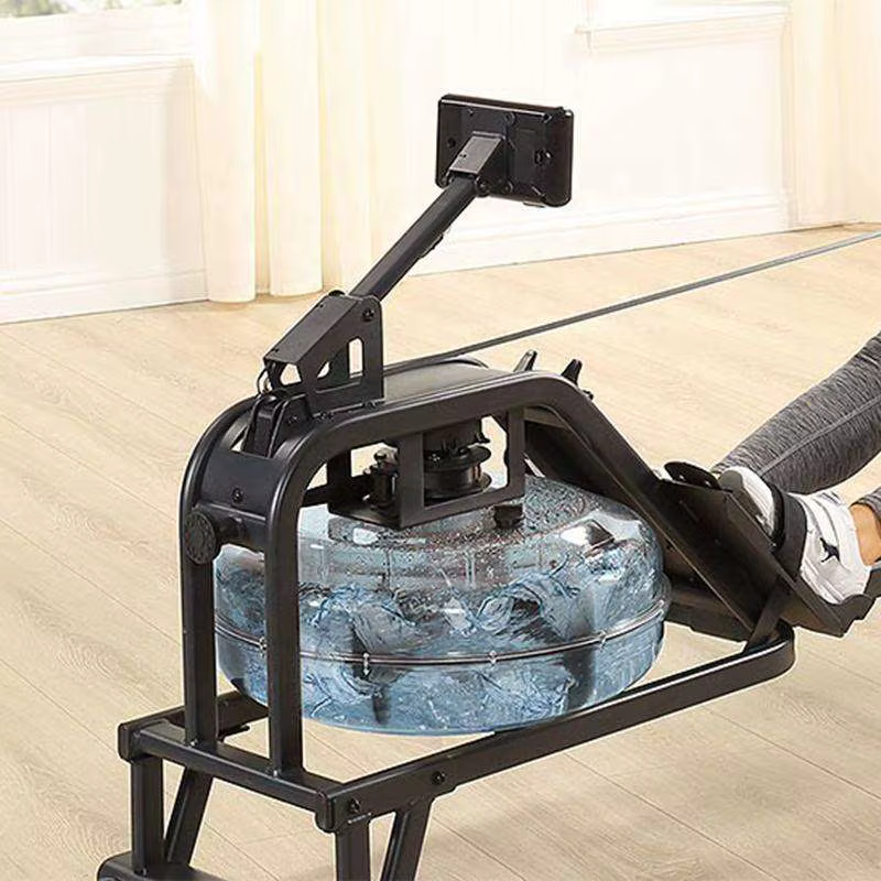 Home Cardio Training Foldable Rower Magnetic Indoor Gym Exercise Equipment Steel Water Rowing Machine for Sale — image 2