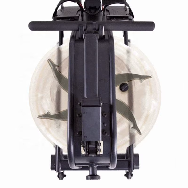 Home Cardio Training Foldable Rower Magnetic Indoor Gym Exercise Equipment Steel Water Rowing Machine for Sale — image 3