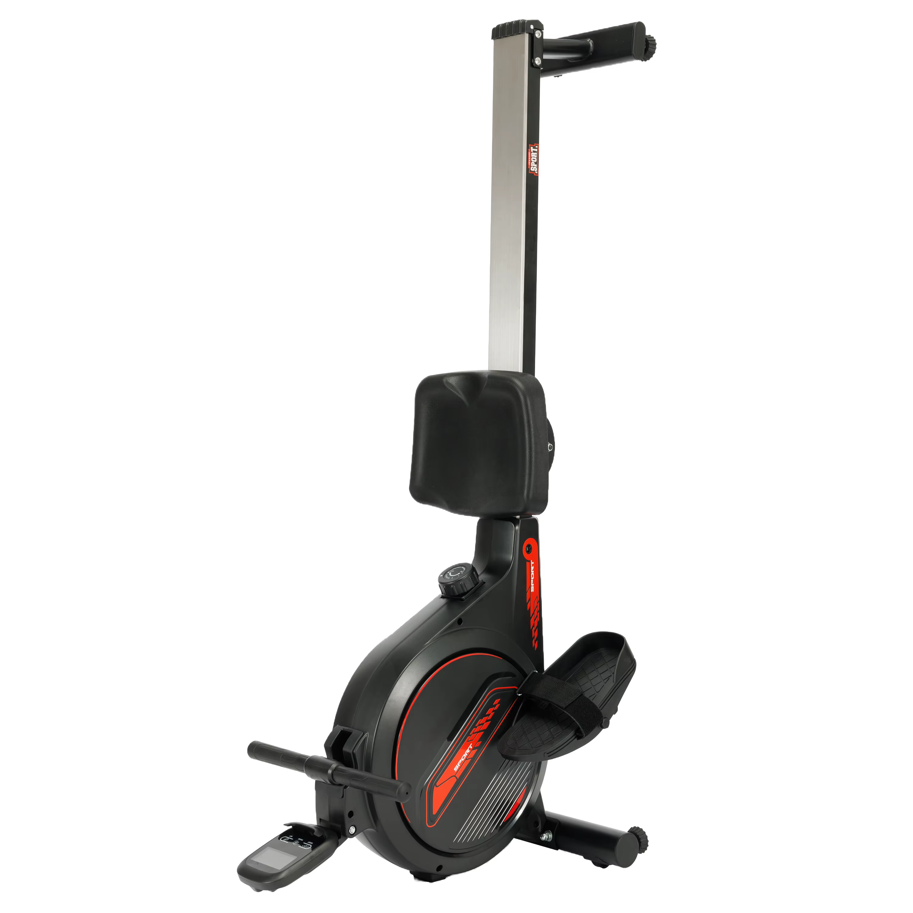 Gymbopro Portable Storage Sliding Rail Type Fitness Magnetic Rowing Machine Rowers for Home — image 2