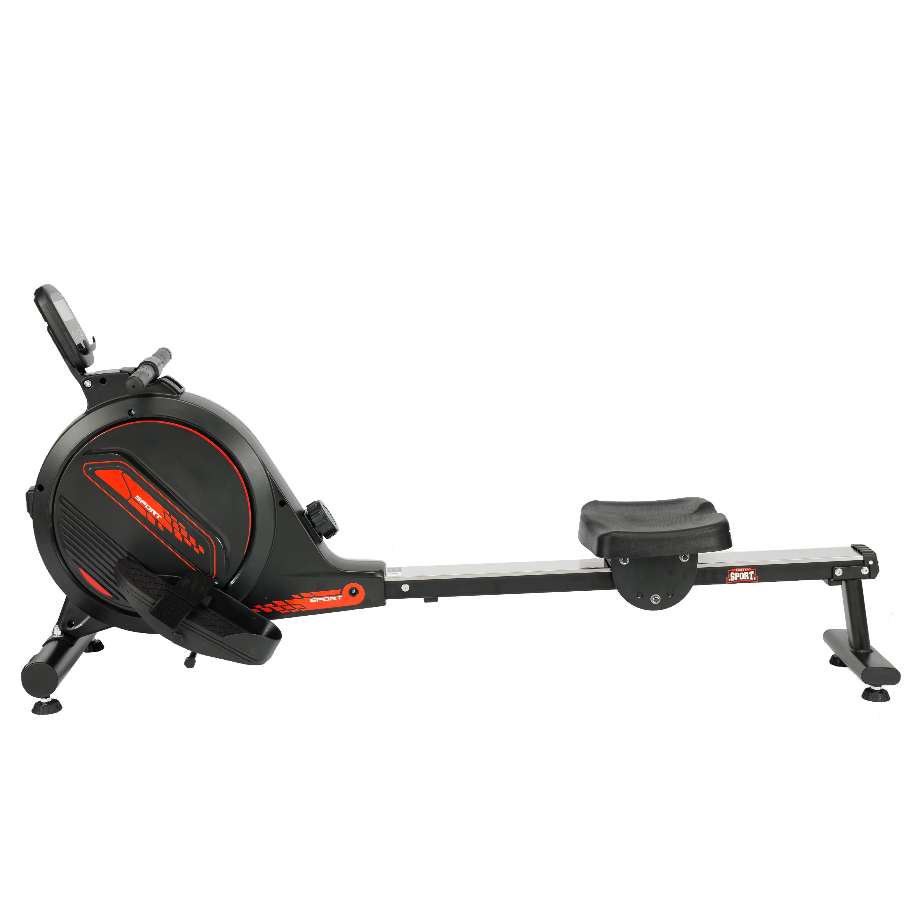 Gymbopro Portable Storage Sliding Rail Type Fitness Magnetic Rowing Machine Rowers for Home — image 4