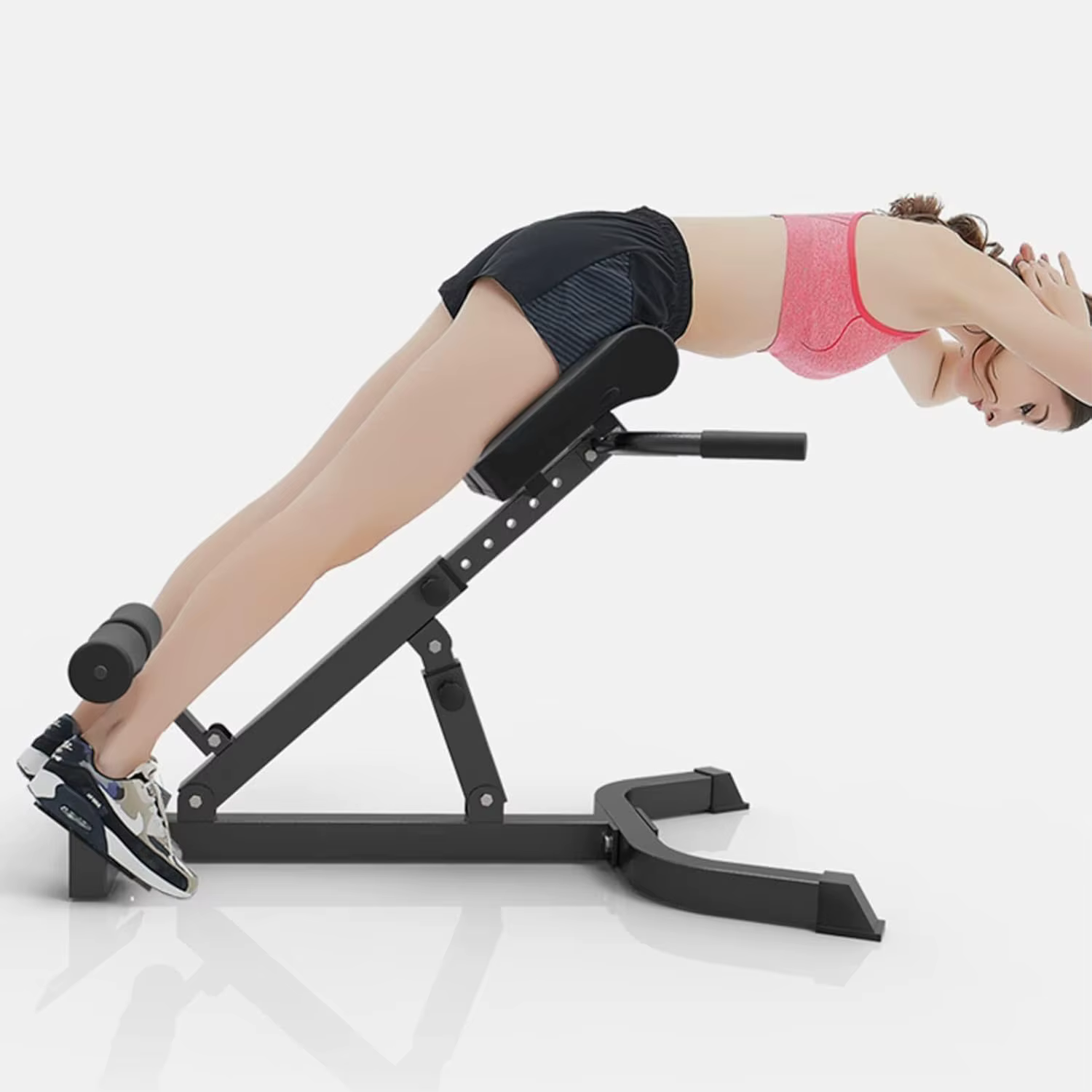 Reinforce and Stabilize Adjustable Roman Chair Roman Chair Hyperextension Bench for Home Use — image 2