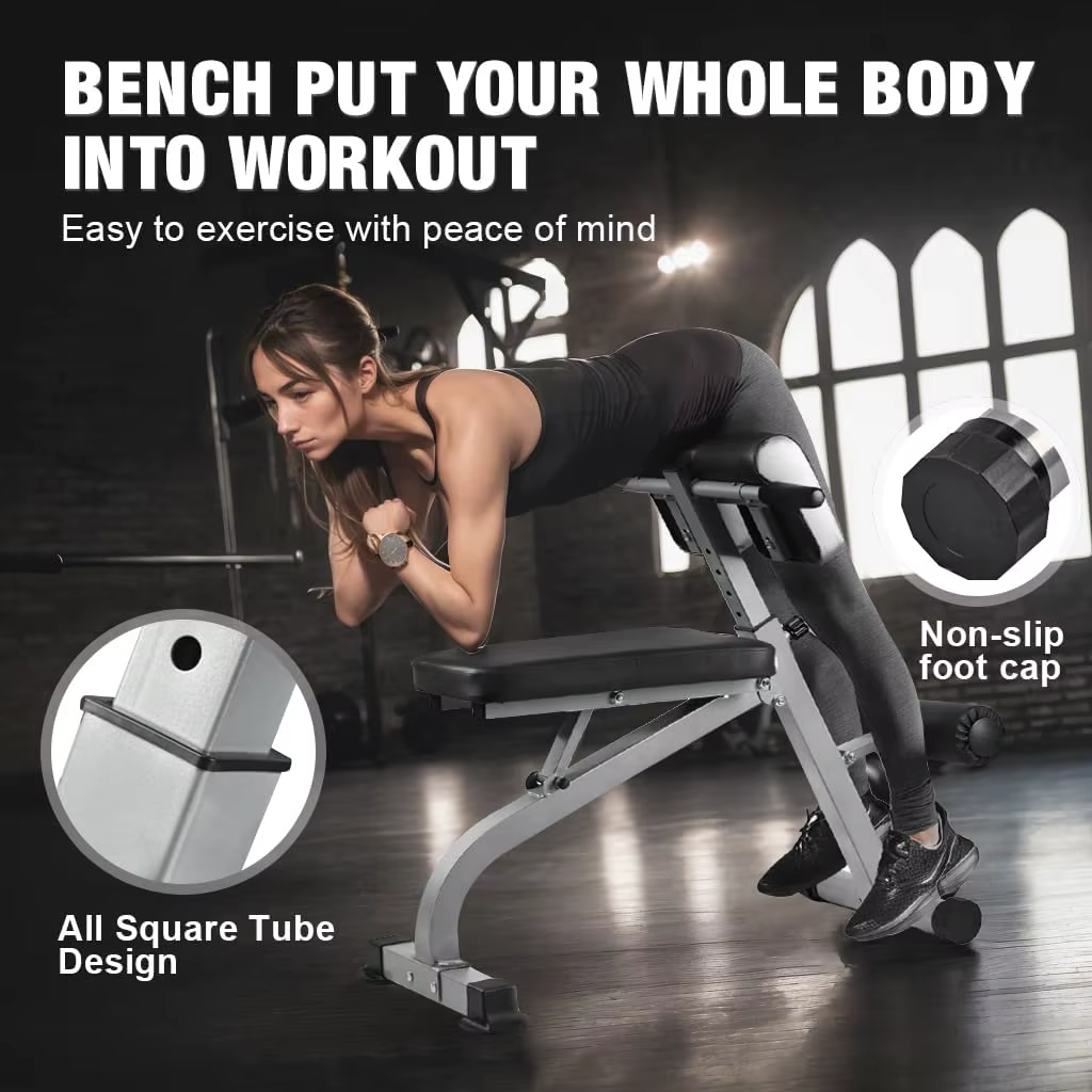 Thickened Steel Pipe Stable Best Multyfunctional Roman Chair, Roman Chair Back Extension Bench — image 3